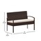 Flash Furniture 4 Piece Brown Patio Set with Beige Cushions JJ-S312-BNBG-GG - alternate 5